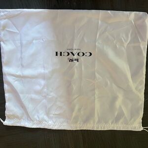 Coach White Duster Storage Bag